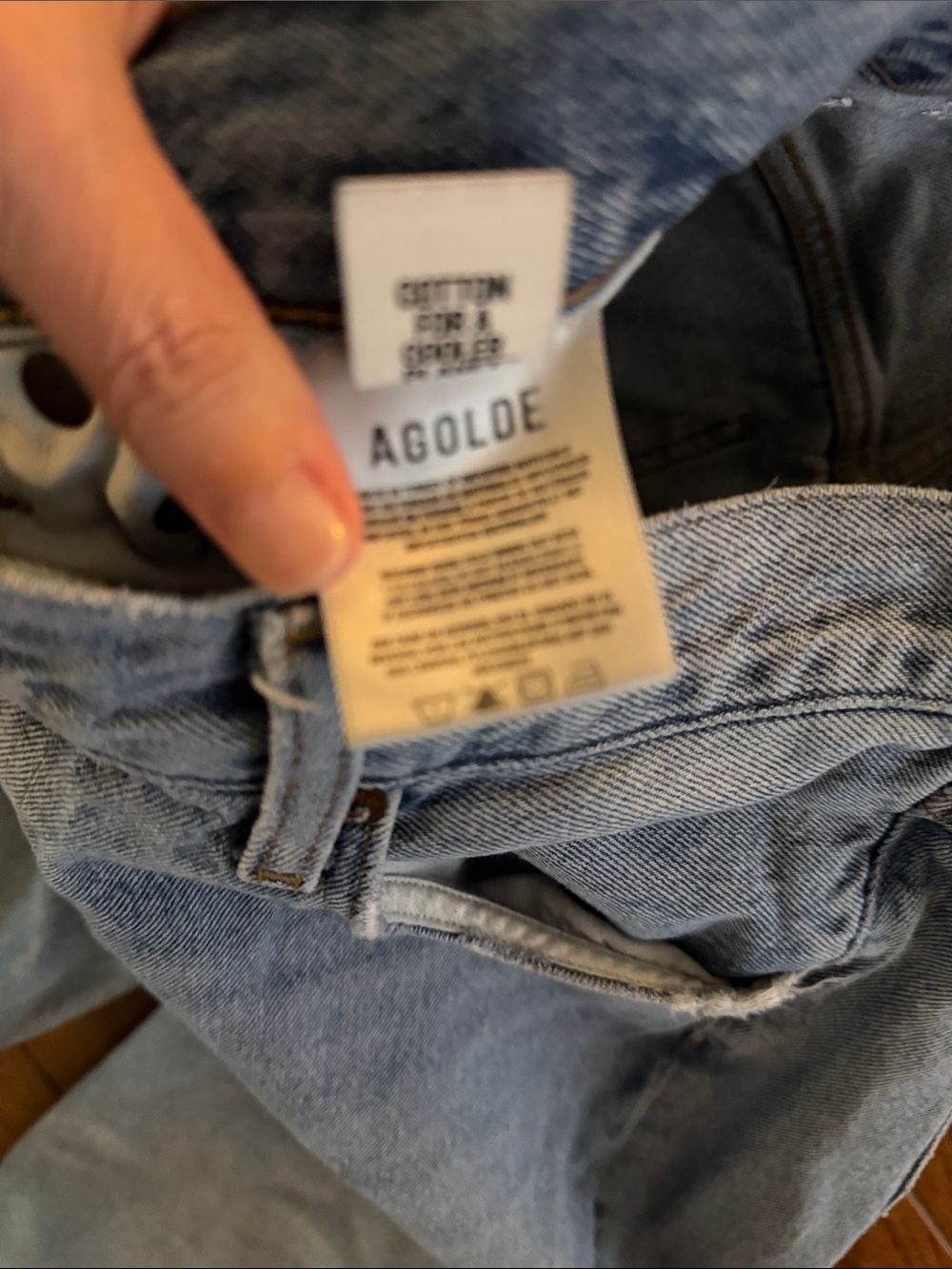 AGOLDE Low Curve Jeans- size 28 - Picture 4 of 8